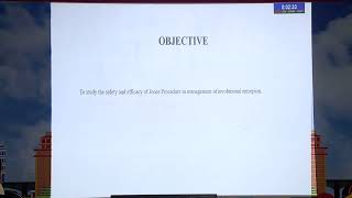 AIOCMTC1 2023 FP2313   Orbit \u0026 Oculoplasty 2 topic Jones Procedure In Management Of Involutional Ent