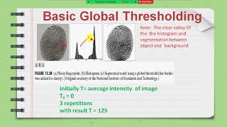 BASIC GLOBAL THRESHOLDING