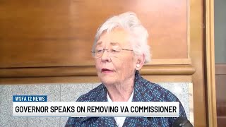 Gov. Ivey addresses her removal of VA commissioner