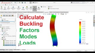Solidworks simulation tutorial : Buckling analysis of column