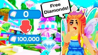 Infinite Money Glitch In Royale High S New Update Free Diamonds - roblox royale high diamond spots glitch