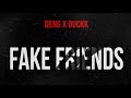 DENG x DUCKK - FAKE FRIENDS [OFFICIAL LYRICS VIDEO] - prod. MorteBeatz