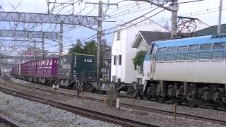 EF66　107牽引　5076レ　東水島→東京(タ)