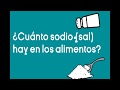 ¿Cuánto sodio hay en los alimentos? - INCMNSZ - Educación para la salud