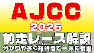 【アメリカジョッキークラブカップ2025】参考レース解説。AJCC2025登録予定馬のこれまでのレースぶりを競馬初心者にも分かりやすい解説で振り返りました。