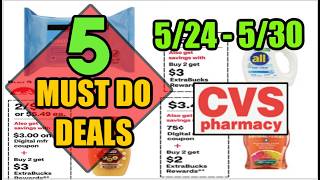 5 MUST DO CVS DEALS (5/24 - 5/30)