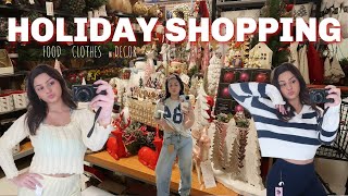 come holiday shopping w/me!(decor, clothes ,food)