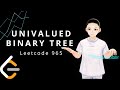 Leetcode 965 - Univalued Binary Tree(JAVA, Solution Explain!)