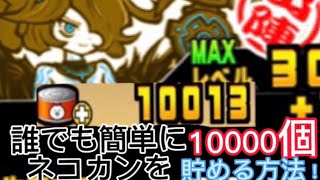 (にゃんこ大戦争)初心者必見❗️1〜2ヶ月でネコ缶10000個入手する方法！