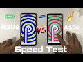 Samsung Galaxy A20s vs Samsung Galaxy A10s speed Test