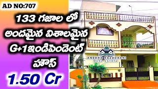 గురునానాక్ కాలనీ పక్కన శ్రీనివాస బ్యాంక్ కాలనీ క్లాస్ \u0026 డిసెంట్ ఏరియాలో ఈస్ట్ ఫేస్ 2ఫ్లోర్ హౌస్ Sale