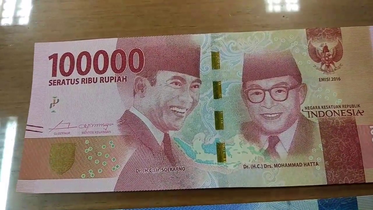 Gambar Uang 100 Ribu : Foto Gambar Uang NKRI Pecahan 100 Ribu Rupiah ...