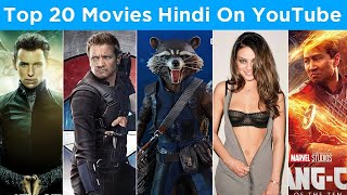 top 20 hollywood movies in hindi available on youtube. hindi dubbed movies