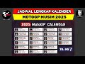 Jadwal Motogp 2025 | Kalender Motogp 2025 | Jadwal Motogp Mandalika 2025 | Live Trans7