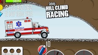 Hill Climb Racing - Ambulance in Cave 4290m | 2K GamePlay
