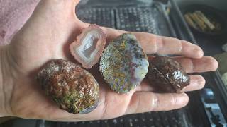 Awesome Variety of Agates Cut | Crazy Colours and Patterns | Ontario Rockhound | Lapidary