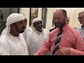 an american ambassador talking balochi with a baloch man in oman.