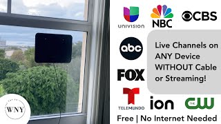 Free Live TV in a Dorm Room, Apartment or House on Every Device WITHOUT Cable, Satellite or Internet