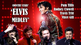 COUNTRY STARS' "ELVIS MEDLEY" - Pam Tillis, Rodney Crowell, Travis Tritt & Vince Gill