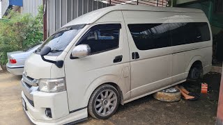 รถตู้ Toyota Commuter 3.0 at  Change different อัตราทดเดิม 4.1 เปลี่ยนเป็น 3.9 พร้อมเต็ด