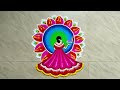 easy beautiful girl rangoli diwali rangoli 2024 best diwali rangoli 2024 ladies rangoli designs