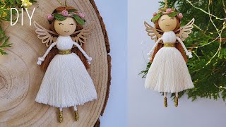 👼DIY ANGEL de MACRAME (paso a paso) | DIY Macrame Angel Step by Step  Tutorial