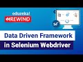 Data Driven Framework In Selenium Webdriver | Data Driven Testing | Selenium | Edureka Rewind - 4