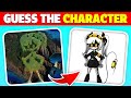 Guess the Real Character || Squint your eyes | Murder Drones | Uzi Doorman, Tessa Elliot, Rebecca