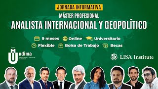 Jornada informativa Máster Profesional de Analista Internacional y Geopolítico