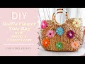 How to Make a Raffia Flower Tote Bag with Clover's Flower Loom - Country Peony Blog