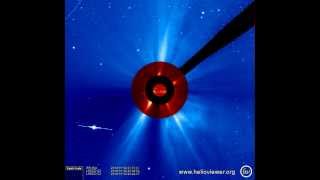 Sol Flaring and Spewing CME's2014 01 02 18 10 55 2014 01 03 17 37 55 AIA 304  LASCO C2  LASCO C3 hq