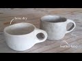 how to make a ceramic mug at home no wheel needed✨ pottery tutorial for beginners