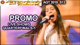 PROMO LIVE SHOWS Quarterfinals 1 America's Got Talent 2018 Promo  AGT