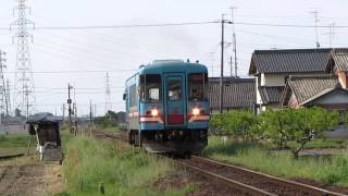 【樽見鉄道】警笛有り♪　ハイモ２９５形　樽見行き　糸貫駅　発車