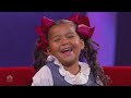 heavenly joy jerkins interview and performs the glory of love little big shots april 3 2016