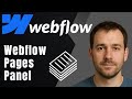 Webflow: Pages Panel Explained (Quick Layout & Structure Tutorial)