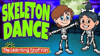 Halloween Songs for Kids  👻 Skeleton Dance 👻 Dem Bones  👻  Kids Songs 👻 By The Learning Station