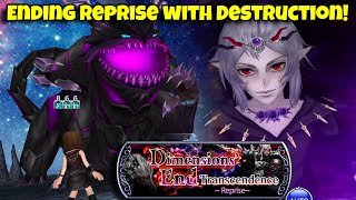 Ending Reprise with DESTRUCTION! Reprise XV SHINRYU | Reprise 15 (Transcendence 15) [DFFOO GL]