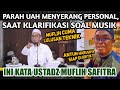 Tak Terima Kritik, UAH Ungkit Pendidikan Ustadz Muflih Safitra yang hanya Lulusan Teknik Industri