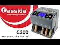 Cassida C300 - Coin Counter, Sorter, & Roller