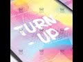 Turn Up Saturdays - Club A5 Flyer Template