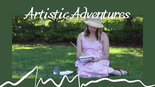 Artistic Adventures - Sketching at The Oshawa Valley Botanical Gardens