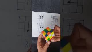 How to solve unsolved 3 by 3 Rubik's cube #cube #trick