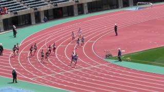 １７年４月１日金栗杯　高校男子４ｘ１００ｍ