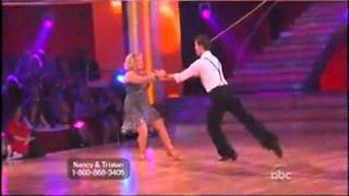 Nancy Grace does the Cha Cha on Dancing with the Stars (ACTUAL PERFORMANCE)