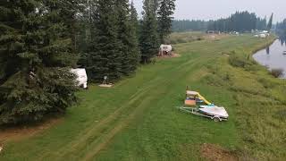 Camping Site By Chip Lake Alberta