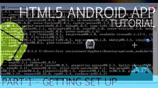Cordova and Ionic Android HTML5 App Development Tutorial full