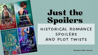 Spoiler Alert: Plot Twists I Didn't See Coming in Historical Romance Books / March 2024 Edition