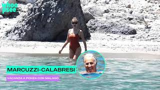 Marcuzzi-Calabresi: vacanza a Ponza con Malagò