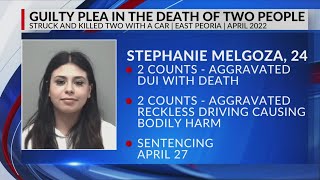 Stephanie Melgoza pleads guilty in the death of two people last April